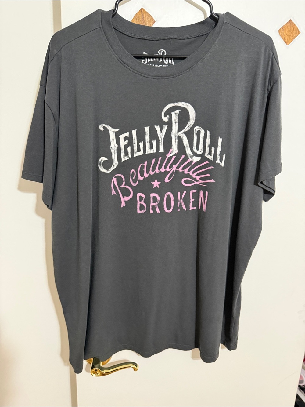 torrid Black Graphic Tee with Pink & White Print